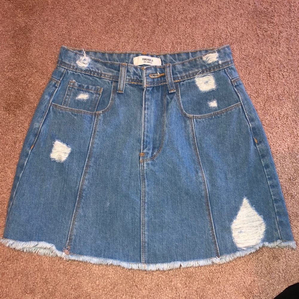 Denim Mini Skirt